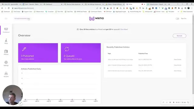 Video thumbnail for Writio Part 4: Now Available with Blogger