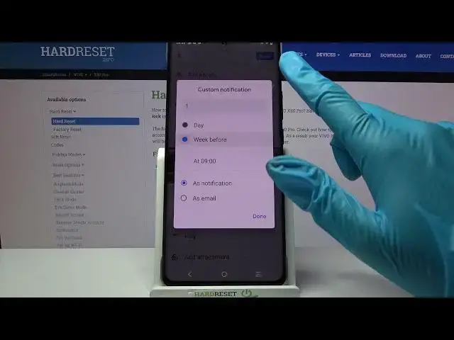 Video thumbnail for How to Add Event to Calendar in VIVO X60 – Events Settings