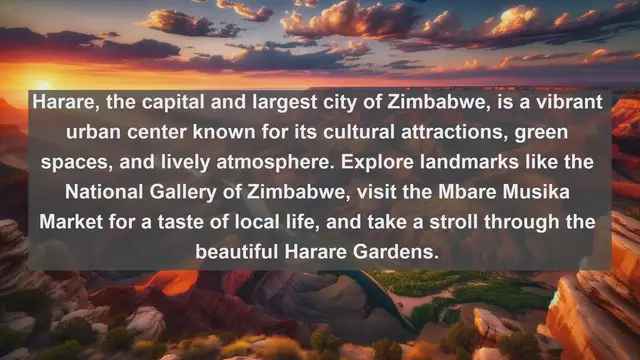 Video thumbnail for Discovering the Top 10 Largest Cities in Zimbabwe!