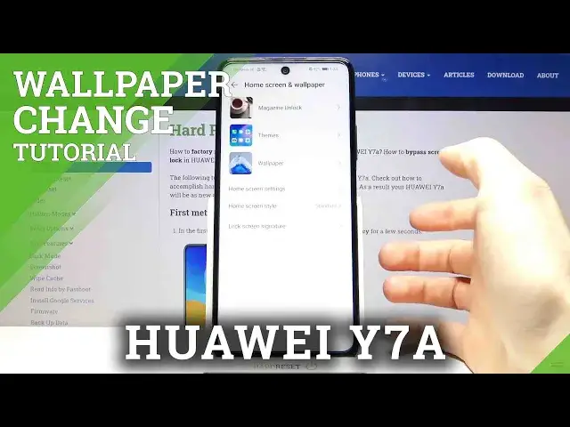 Video thumbnail for How to Change Wallpaper on HUAWEI Y7a – Desktop Image