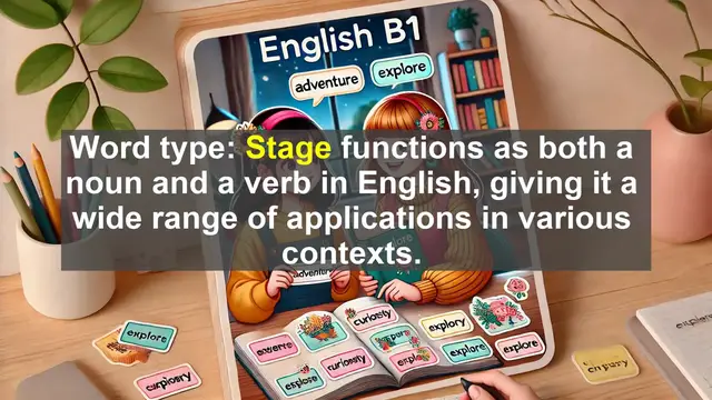 Video thumbnail for 2500 Must Know CEFR B1 Vocabulary - The Many Roles of 'Stage' in English: From Theater to Process