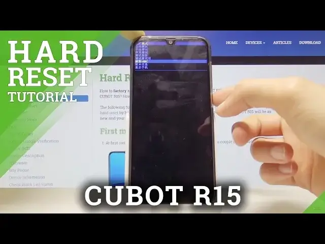Video thumbnail for HARD RESET CUBOT R15 - Wipe Data / Factory Mode