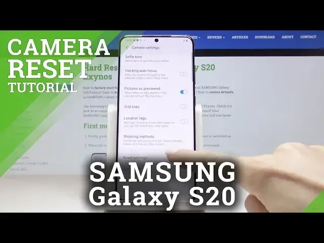 'Video thumbnail for How to Reset Camera on Samsung Galaxy S20 –  Default Camera Settings'