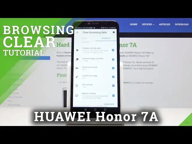 'Video thumbnail for How to Clear Browser in HUAWEI Honor 7A – Delete History'