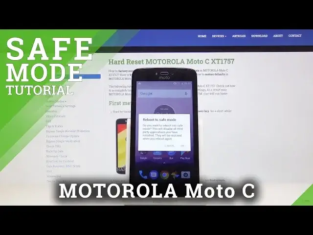 'Video thumbnail for How to Enable Safe Mode in MOTOROLA Moto C'