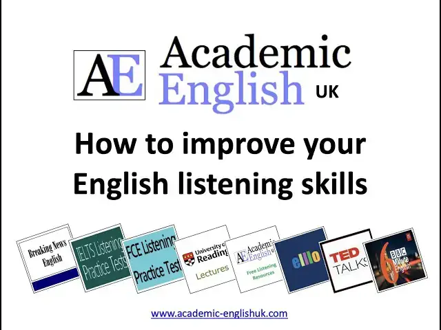 Video thumbnail for Top English  listening websites for self study - improve your academic English listening skills