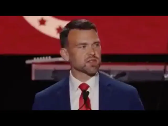 Video thumbnail for Jack Posobiec delivers POWERFUL tribute to Charlie Kirk at massive memorial service