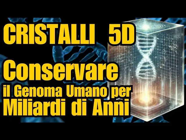 'Video thumbnail for ASSURDO !! CONSERVARE IL GENOMA UMANO X SEMPRE - CRISTALLI 5D - Nuove Memorie Di Massa #news'