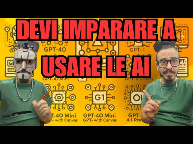 'Video thumbnail for Gpt-4o, Gpt Canvas, Gpto1 - Scopri le Differenze Tra i Modelli #ai #tutorial'
