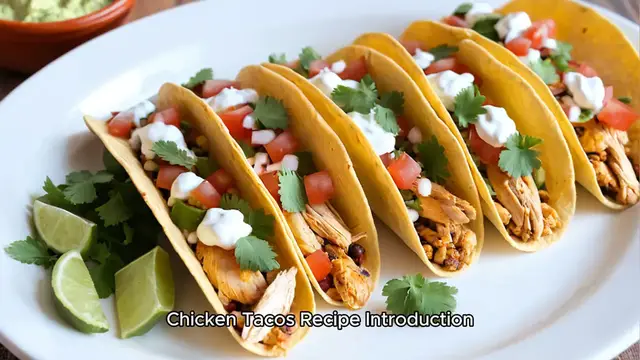 Video thumbnail for Chicken Tacos Recipe