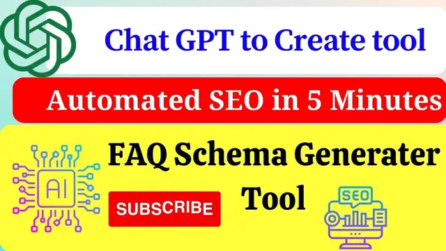 Video thumbnail for Instant FAQ Schema Markup Generator: Boost Your SEO with ChatGPT's SEO Trick