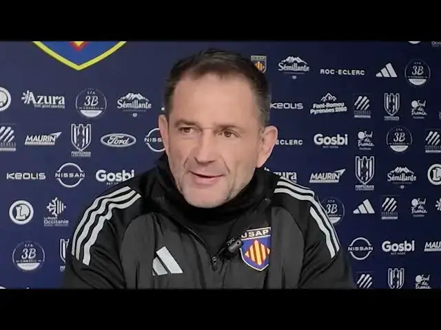 Video thumbnail for Franck Azéma (USAP) : "On va avoir beaucoup d'adversité avec une équipe qui est en pleine confiance"