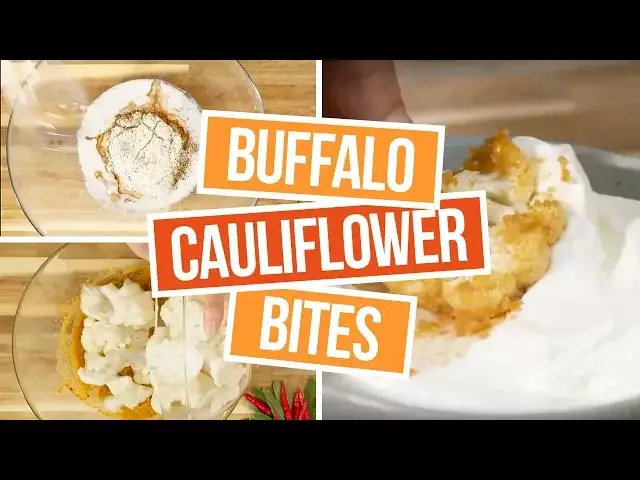 Video thumbnail for How to Make Buffalo Cauliflower Bites