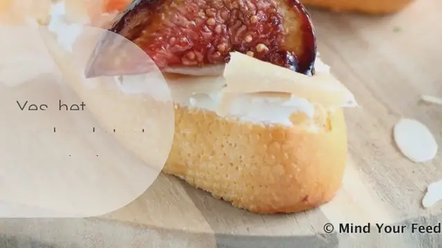 Video thumbnail for Crostini met geitenkaas, Serrano ham en balsamico-vijgen