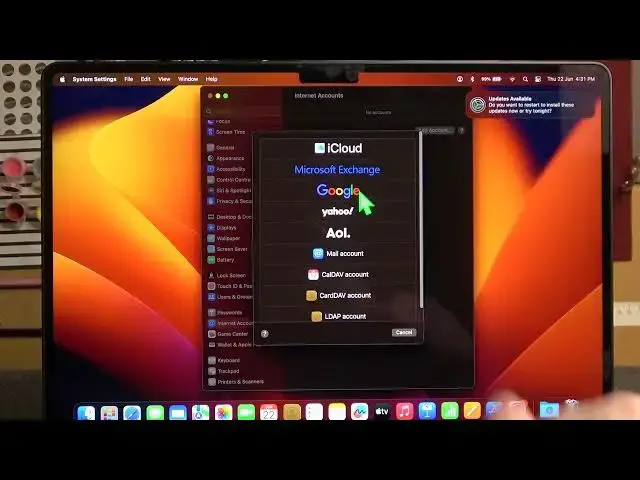 Video thumbnail for How To Add Internet Service Accounts On Macbook Air M2 2023