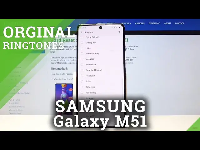 'Video thumbnail for How to Change Ringtone in SAMSUNG Galaxy M51 – Ringtone List'