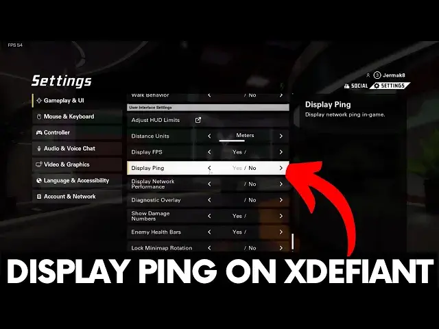 Video thumbnail for How to Show PING on XDefiant - Display PING Info