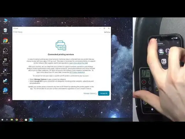 'Video thumbnail for How to Connect to Wi-Fi on HP Ink Tank Wireless 410 Series (410, 415, 419) / First Setup on'