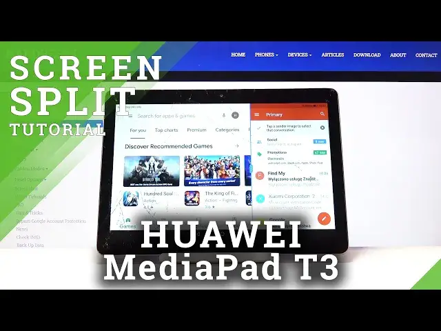 Video thumbnail for How to Activate Split Screen Mode – Double Display on HUAWEI MediaPad T3