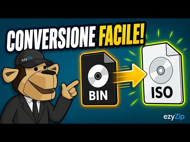 Video thumbnail for 📀 Come Convertire Bin in ISO Online Gratis | Nessuna Installazione Di Software Richiesta