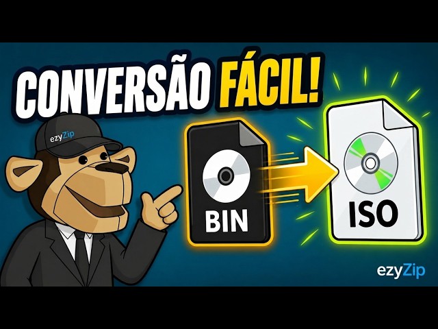 Video thumbnail for 📀 Como Converter Bin Para ISO Online Grátis | SEM Necessidade De Instalação De Software