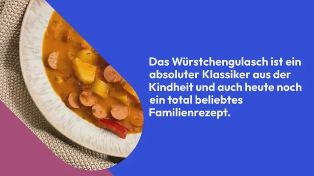 Video thumbnail for Würstchengulasch Rezept [einfach & schnell]