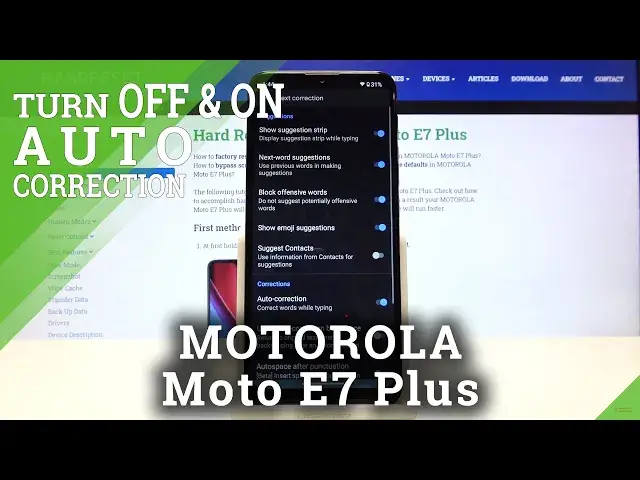 'Video thumbnail for How to Manage Autocorrection in MOTOROLA Moto E7 Plus – Find Dictionary Tools'