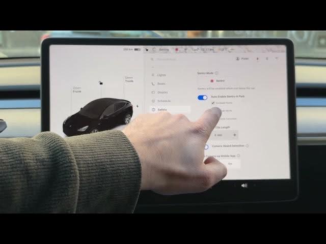 Video thumbnail for TESLA Model Y – How to Exclude Work from Sentry Mode