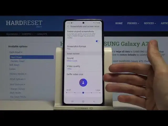 'Video thumbnail for How to Change Sound Settings in Screen Recorder SAMSUNG Galaxy A72 - Screen Recorder Settings'