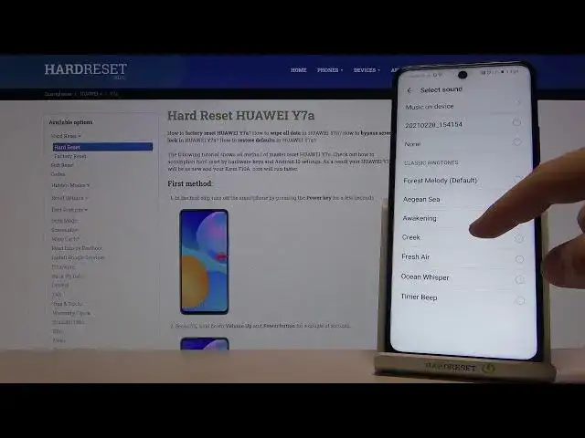Video thumbnail for Alarm Tones on Huawei Y7a – Available Sounds of Alarms