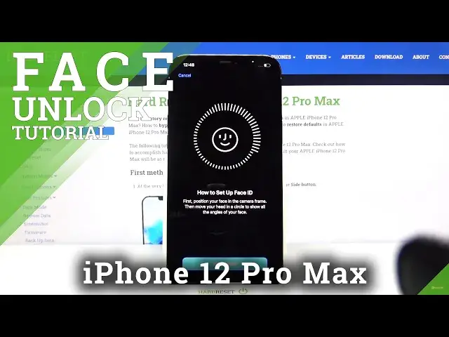 'Video thumbnail for How to Set Up Face Recognition on iPhone 12 Pro Max – Add Face Unlock'