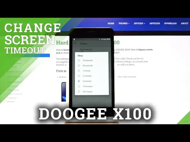 'Video thumbnail for How to Set Screen Timeout in DOOGEE X100 – Find Sleep Options'