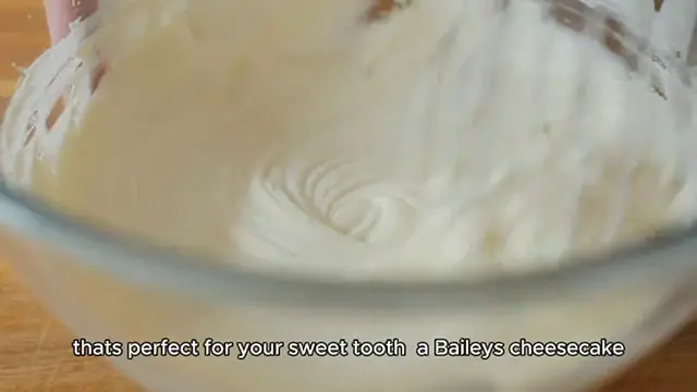 Video thumbnail for Baileys cheesecake recipe