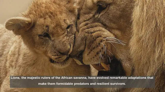 Video thumbnail for 10 Incredible Lion Adaptations: Nature's Perfect Predator