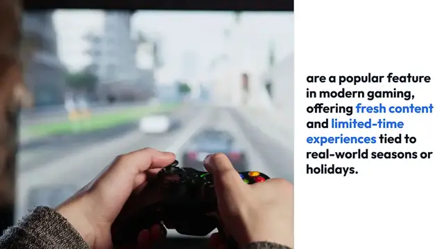 Video thumbnail for Seasonal Event Game Updates