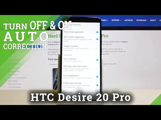 'Video thumbnail for How to Activate Auto Correction Feature in HTC Desire 20 Pro – Enable Predictive Text'