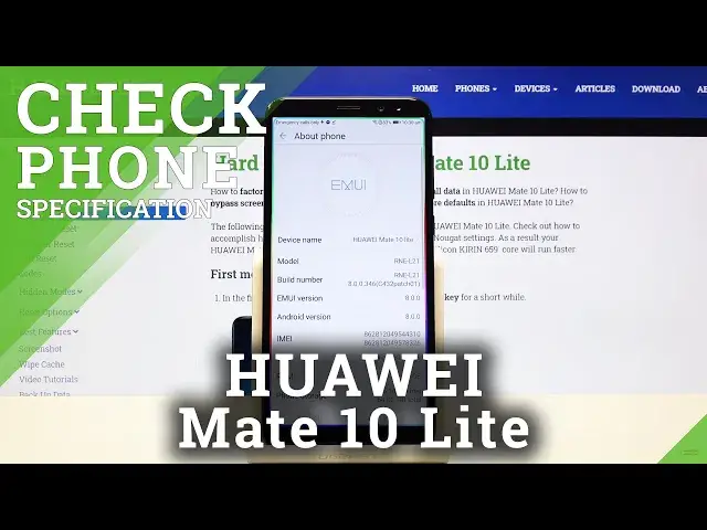 Video thumbnail for Check Phone Specification – HUAWEI Mate 10 Lite Info Settings Section