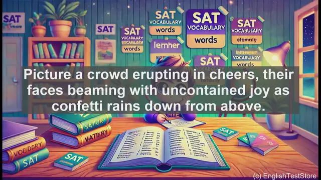 Video thumbnail for 5000 Must Know SAT Vocabulary - Ebullient: The Word That Captures Overflowing Joy