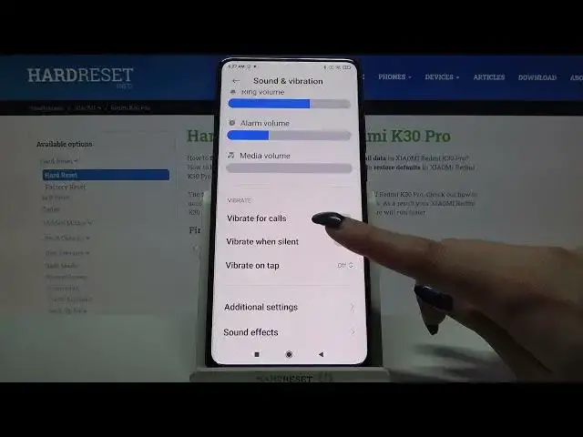 Video thumbnail for How to Change Vibration Settings in XIAOMI Redmi K30 Pro - Open Vibration Settings