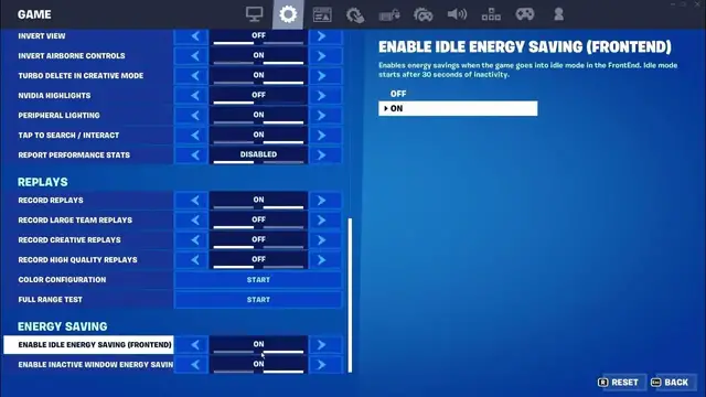 Video thumbnail for How To Manage Energy Saving & Performance Settings In Fortnite