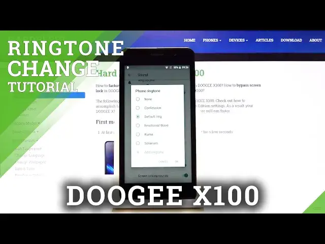 'Video thumbnail for How to Set Ringtone in DOOGEE X100 – Change Ringtone'