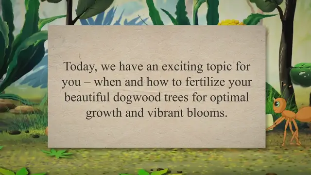 Video thumbnail for Growing Strong: A Guide to Fertilizing Dogwood Trees for Optimal Growth and Health