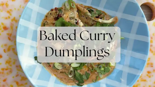 Video thumbnail for Baked Curry Dumplings