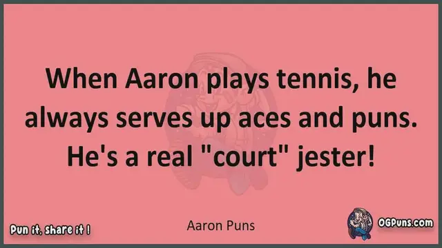 Video thumbnail for Aaron - Humor Odyssey: An Epic Exploration of Jokes, Puns, Wordplays, and Laughter