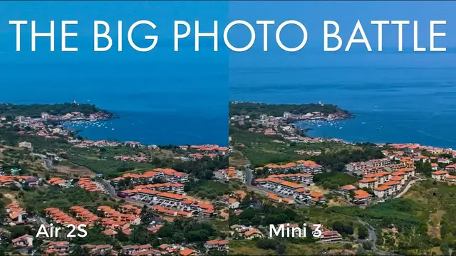 'Video thumbnail for Dji Mini 3 Pro Photography vs Air 2S - The battle for photo quality'