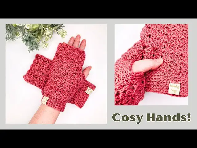 Video thumbnail for How to Crochet The Cosiest Fingerless Gloves, Using Paris Stitch