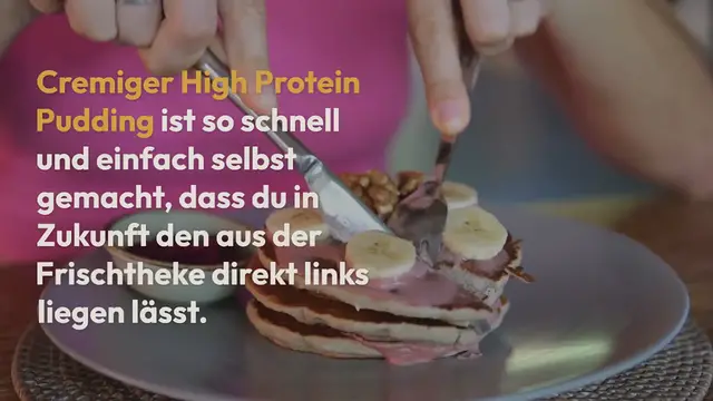 Video thumbnail for High Protein Pudding selber machen: