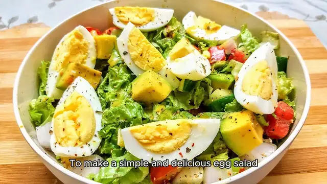 'Video thumbnail for egg salad recipe'