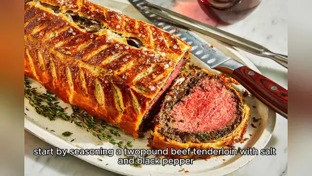 'Video thumbnail for Beef Wellington recipe'