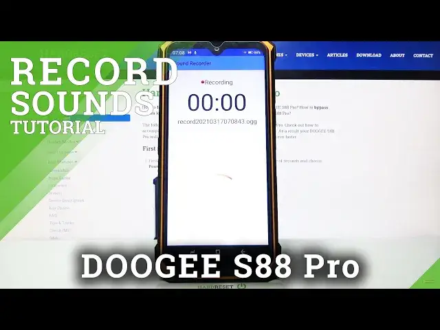 Video thumbnail for Sound Recorder App Activation - DOOGEE S88 Pro and Voice Recording